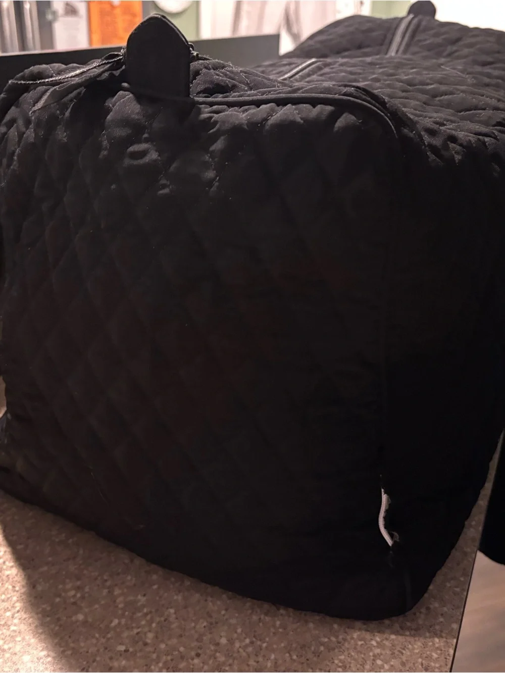 Vera Bradley xLarge Quilted Weekend Tote Bag in Black